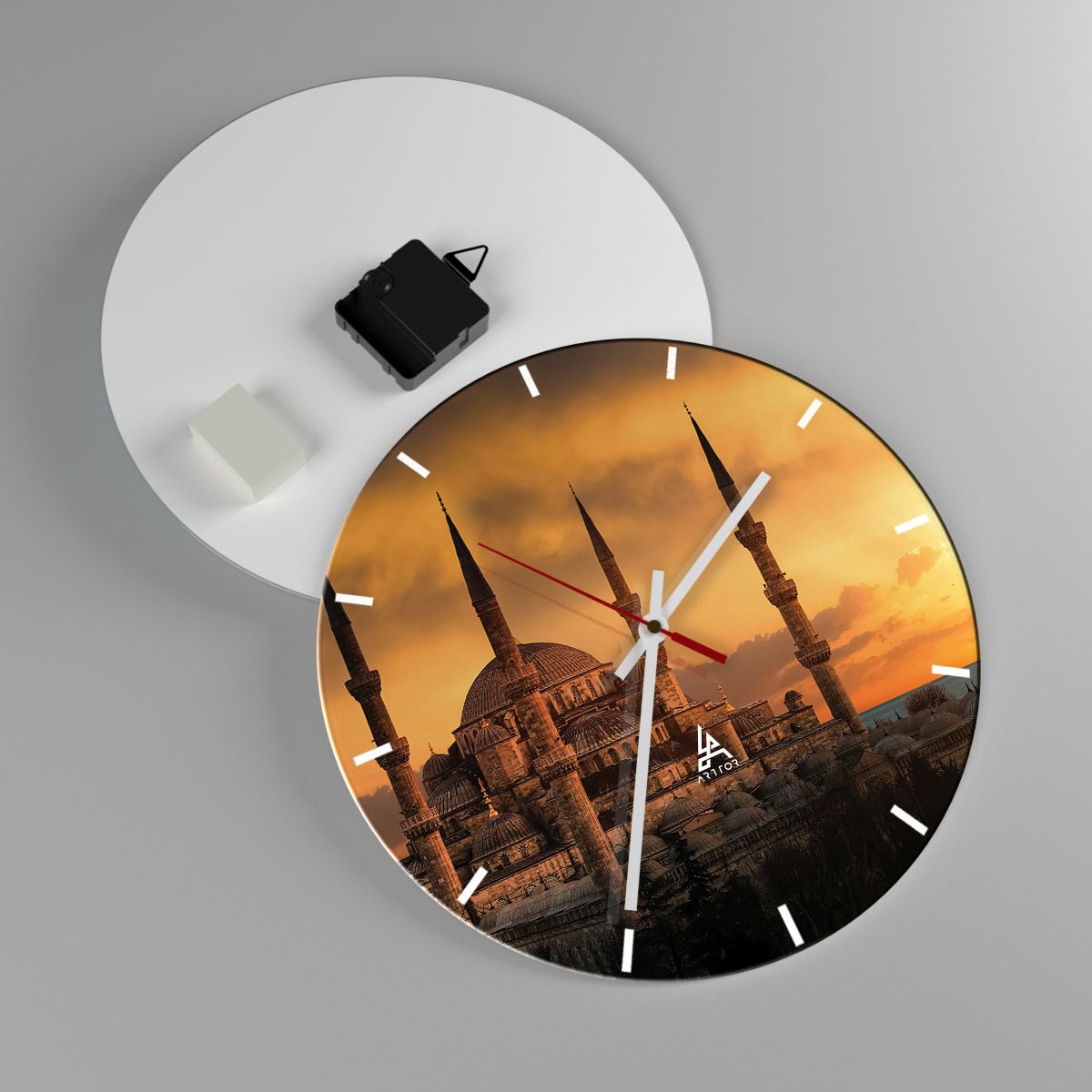 Reloj de pared Arquitectura, Reloj de pared Mezquita, Reloj de pared Estanbul, Reloj de pared Islam, Reloj de pared Pavo