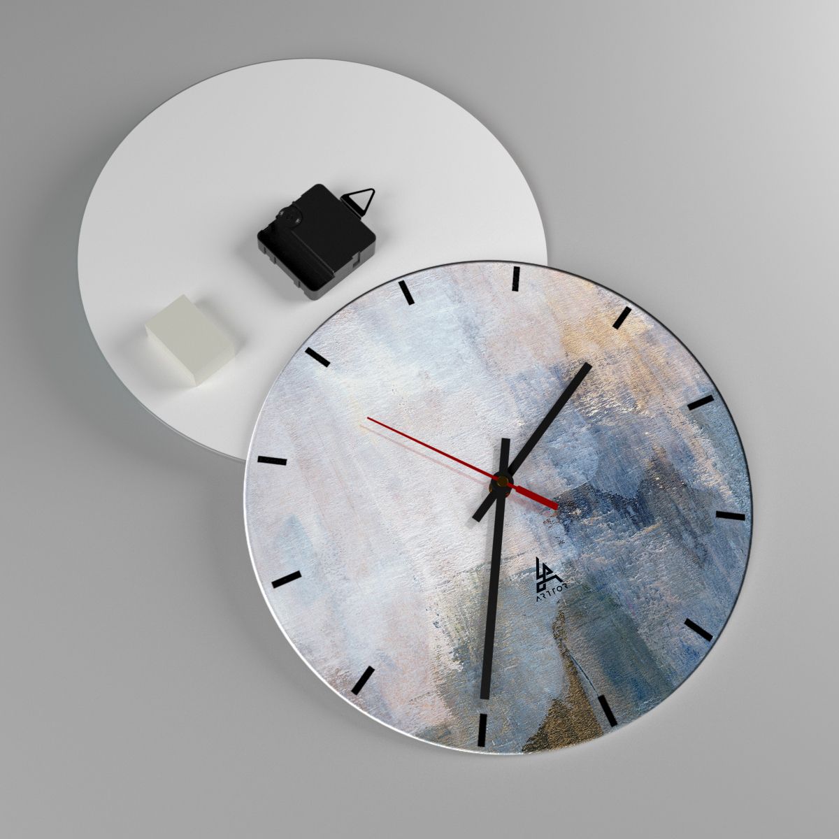 Nástěnné hodiny Abstrakce, Nástěnné hodiny Umění, Nástěnné hodiny Malování, Nástěnné hodiny Design, Nástěnné hodiny Moderní Umění