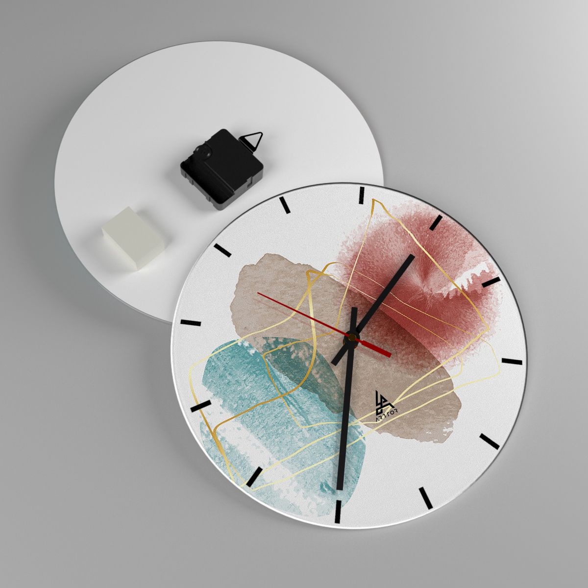 Nástenné hodiny Abstrakcia, Nástenné hodiny Umenie, Nástenné hodiny Moderný Vzor, Nástenné hodiny Dizajn, Nástenné hodiny Moderné Umenie.