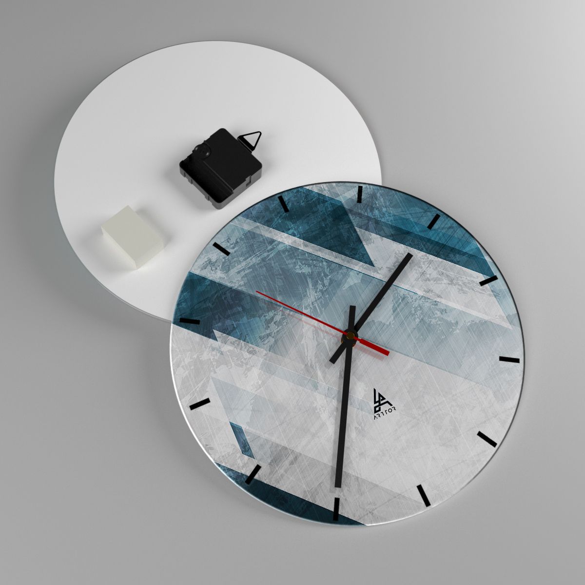 Reloj de pared Abstracción, Reloj de pared Arte, Reloj de pared Patrón Moderno, Reloj de pared Arte Moderno, Reloj de pared Arte Moderno.