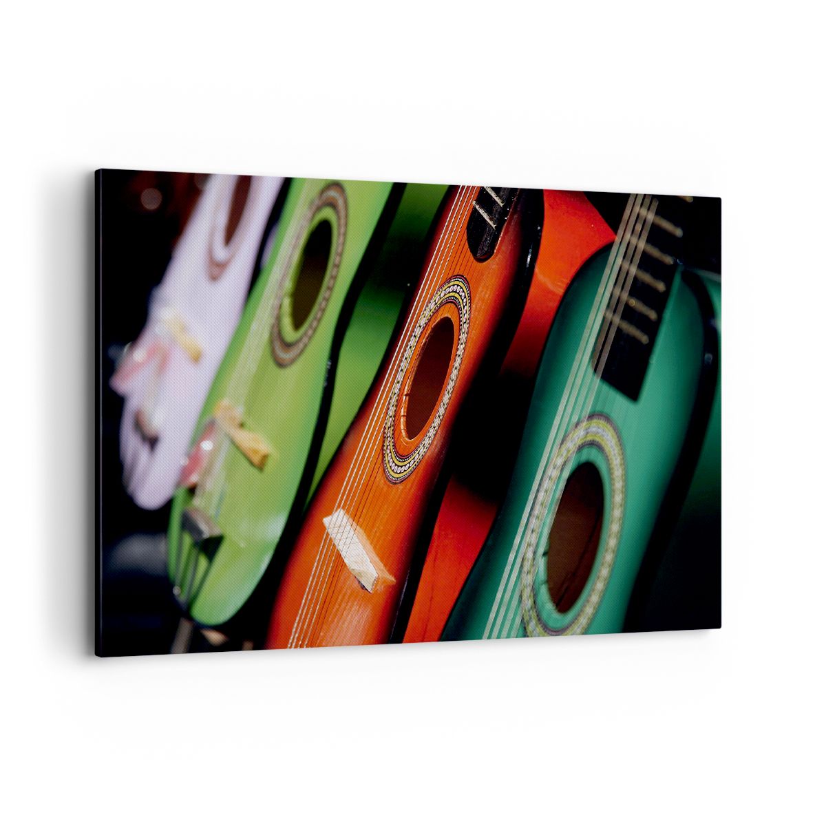 Obraz Na Płótnie - Gitara Muzyka Gra - 100X70 Cm - Aa100X70-2113