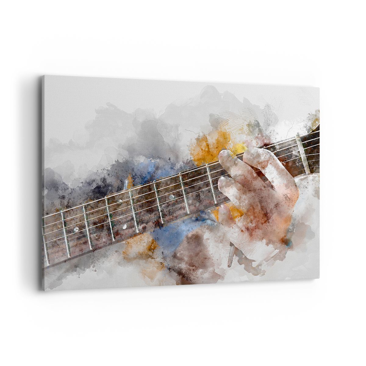 Obraz Na Płótnie - Muzyka Gitara Artysta - 100X70 Cm - Aa100X70-3448