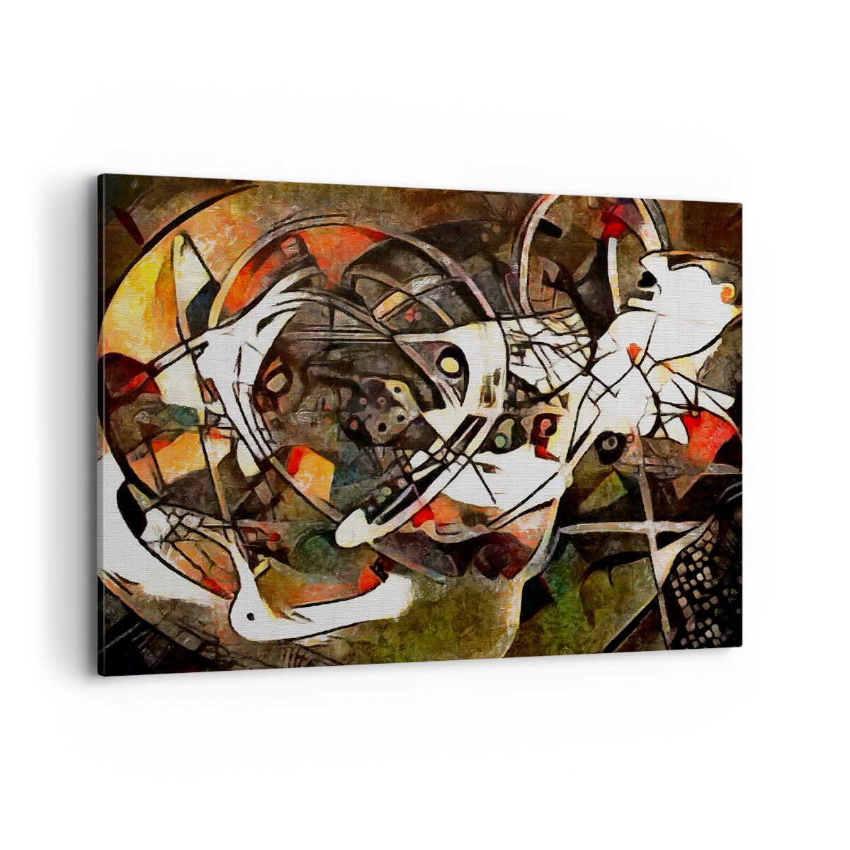 Obraz Na Płótnie - Dynamika Kontrasty - 100X70 Cm - Aa100X70-3452