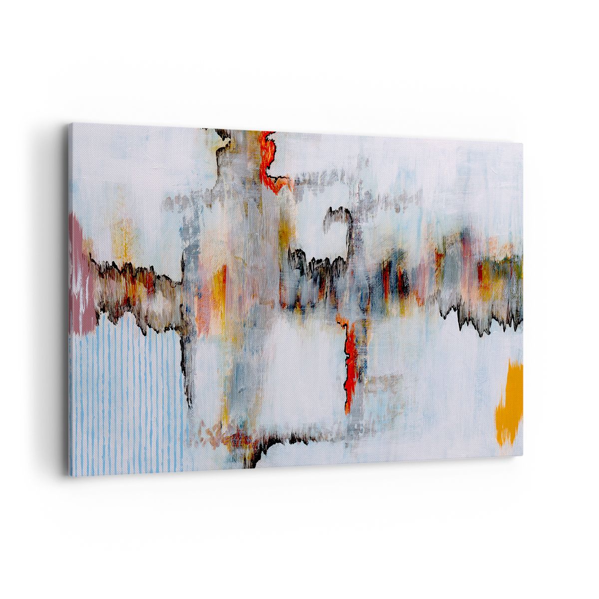 Obraz Na Płótnie - Zamazane Postaci  - 100X70 Cm - Aa100X70-3676