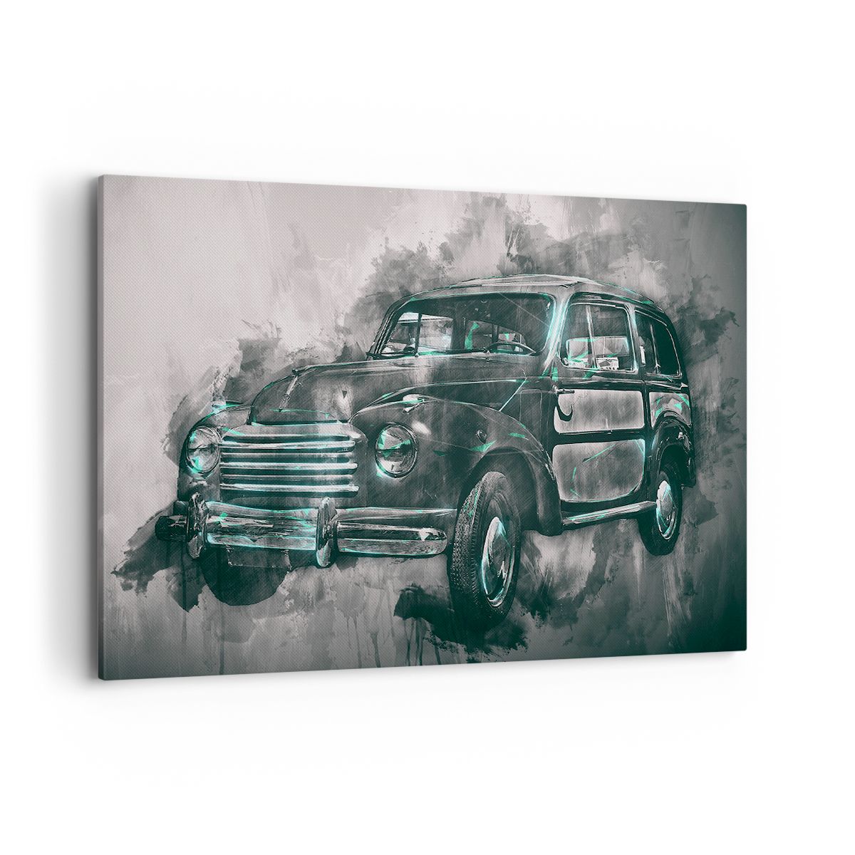 Obraz Na Płótnie - Samochód Retro  - 100X70 Cm - Aa100X70-3834