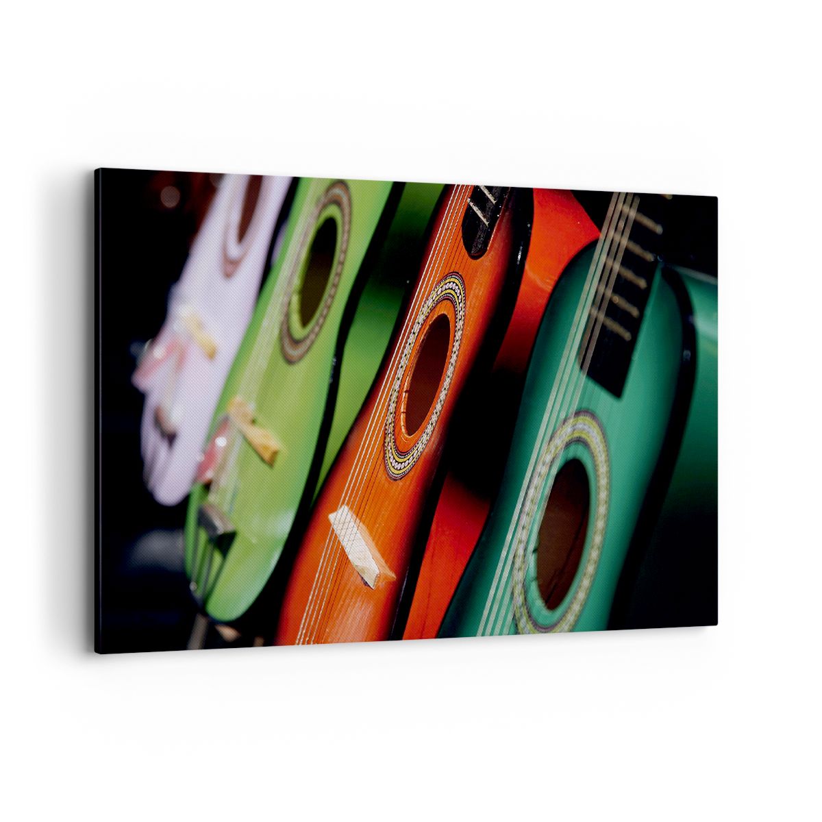 Obraz Na Płótnie - Gitara Muzyka Gra - 120X80 Cm - Aa120X80-2113
