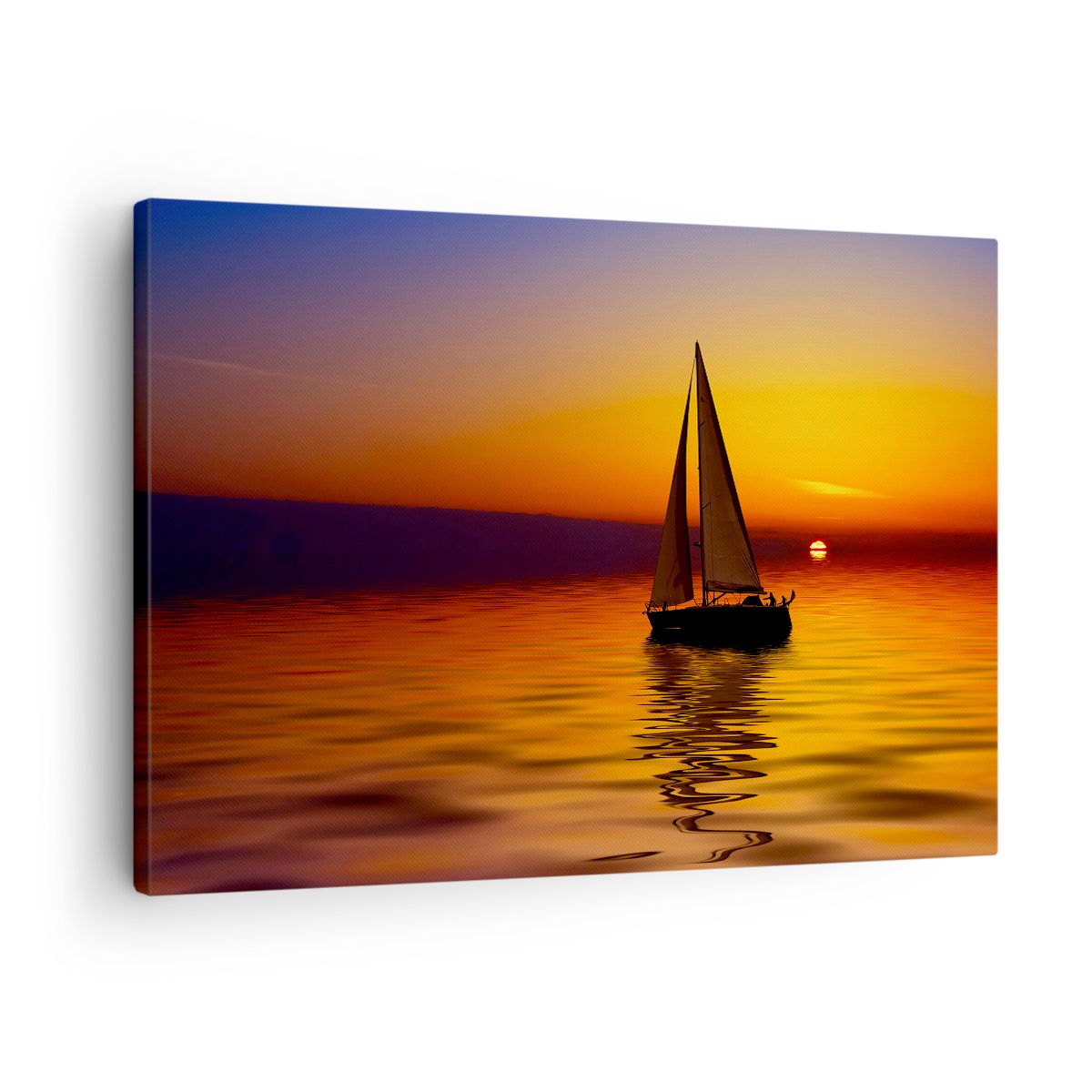 Obraz Na Płótnie - Żaglówka Rejs - 70X50 Cm - Aa70X50-0106