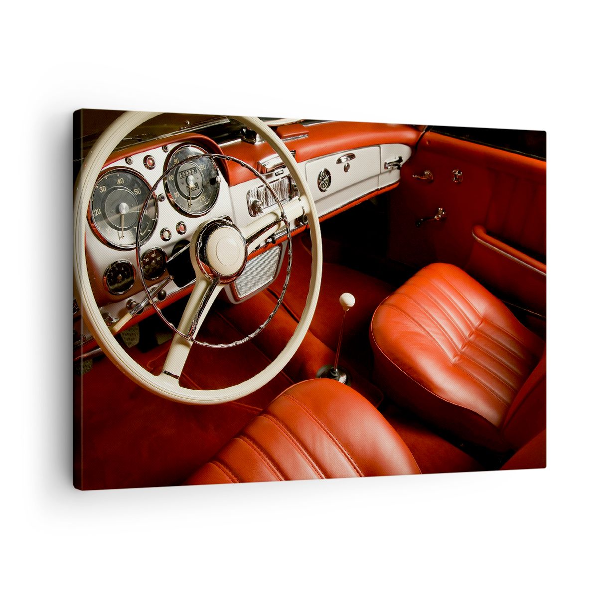 Obraz Na Płótnie - Samochód Retro - 70X50 Cm - Aa70X50-0149