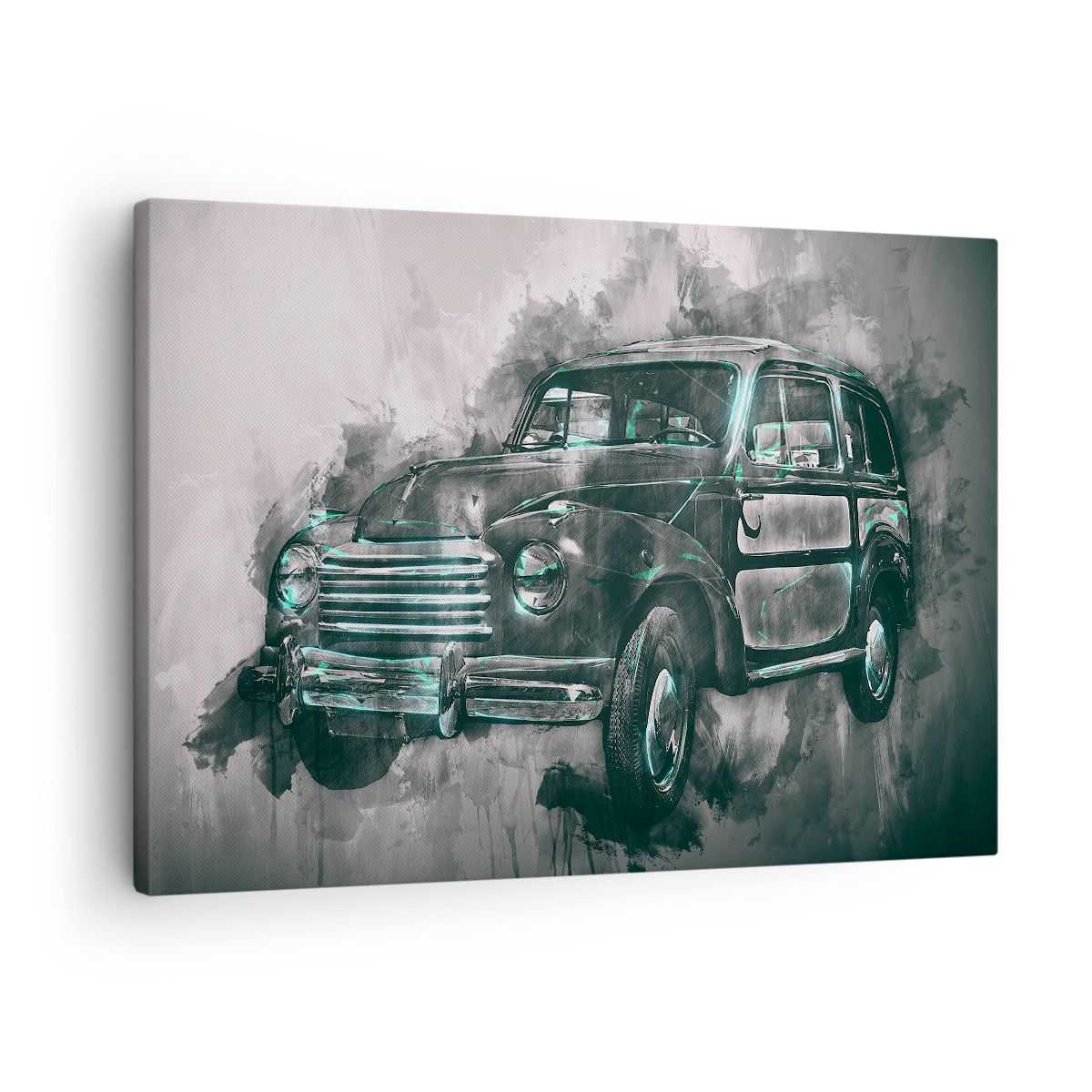 Obraz Na Płótnie - Samochód Retro  - 70X50 Cm - Aa70X50-3834