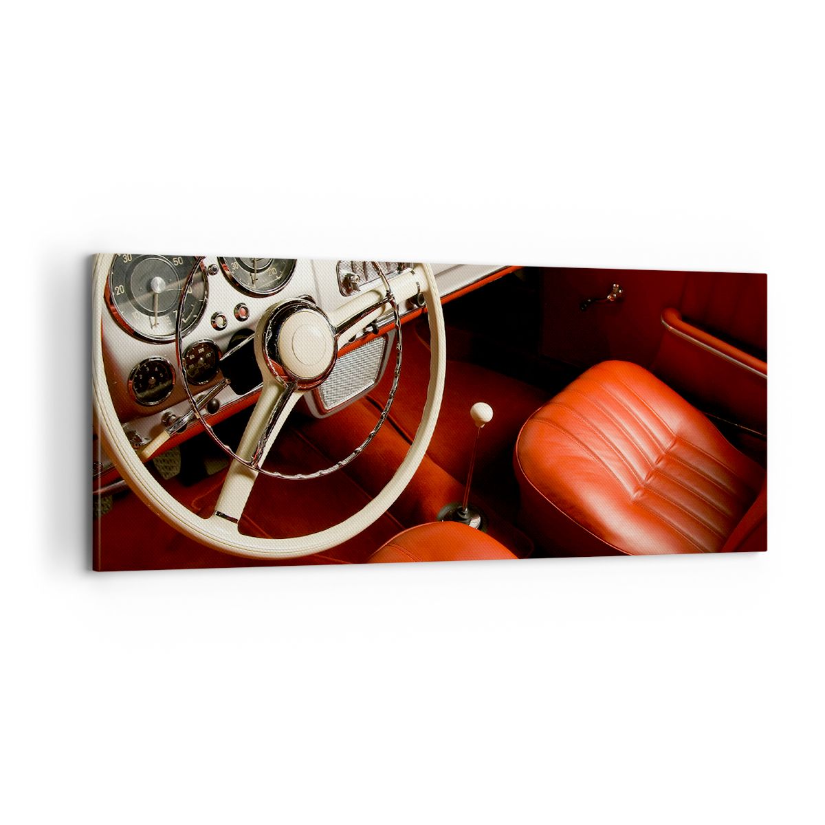 Obraz Na Płótnie - Samochód Retro - 100X40 Cm - Ab100X40-0149