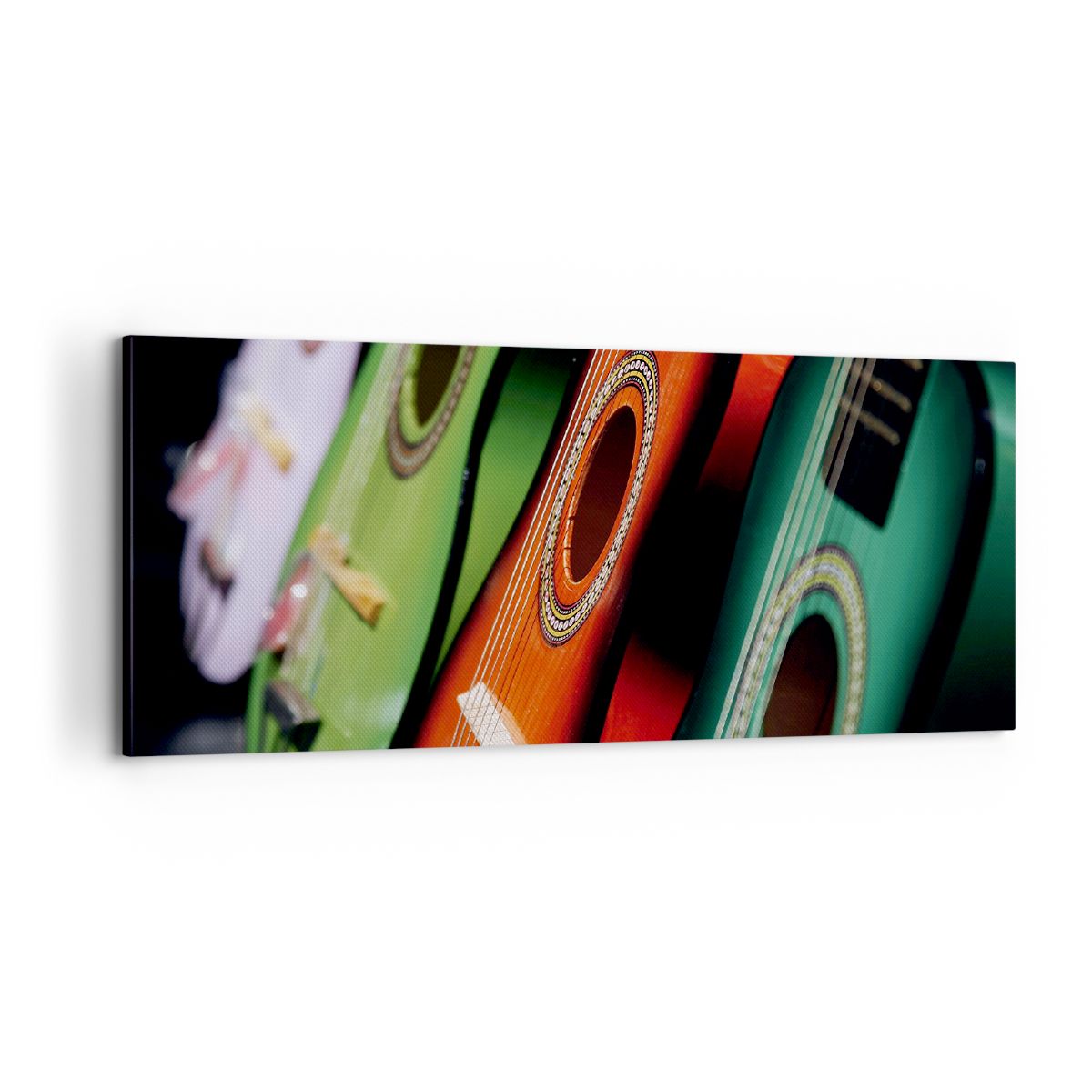 Obraz Na Płótnie - Gitara Muzyka Gra - 100X40 Cm - Ab100X40-2113