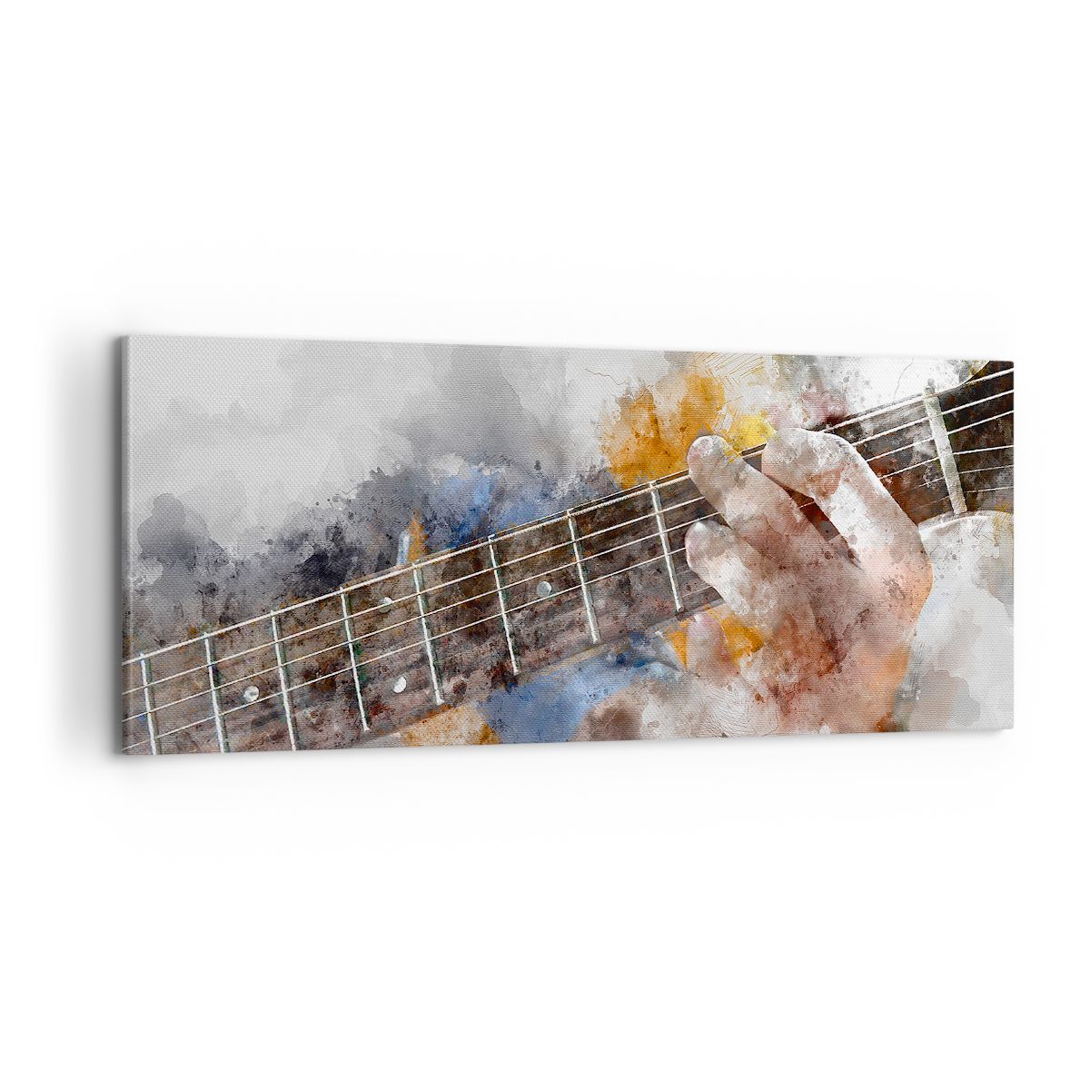 Obraz Na Płótnie - Muzyka Gitara Artysta - 100X40 Cm - Ab100X40-3448