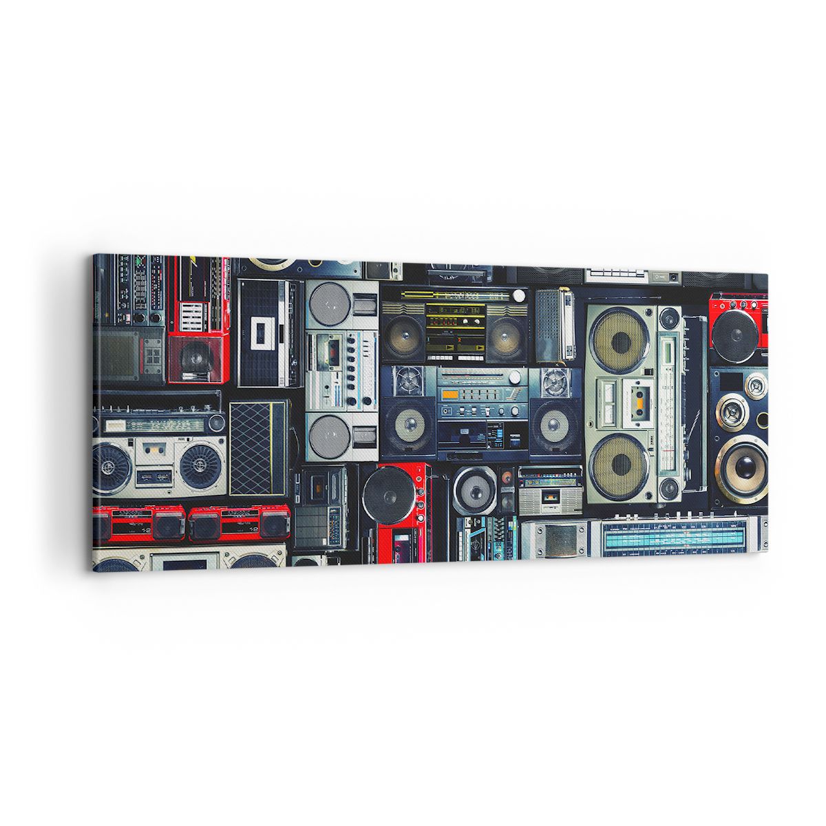 Obraz Na Płótnie - Technika Magnetofon - 100X40 Cm - Ab100X40-3875