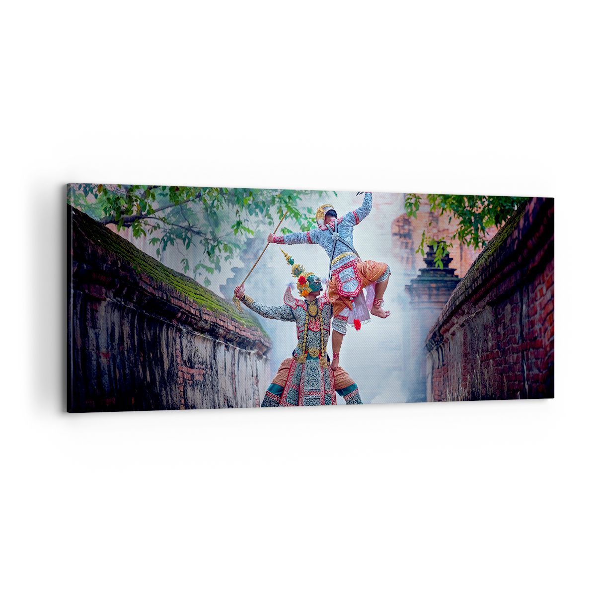 Obraz Na Płótnie - Chiny Taniec - 100X40 Cm - Ab100X40-4116