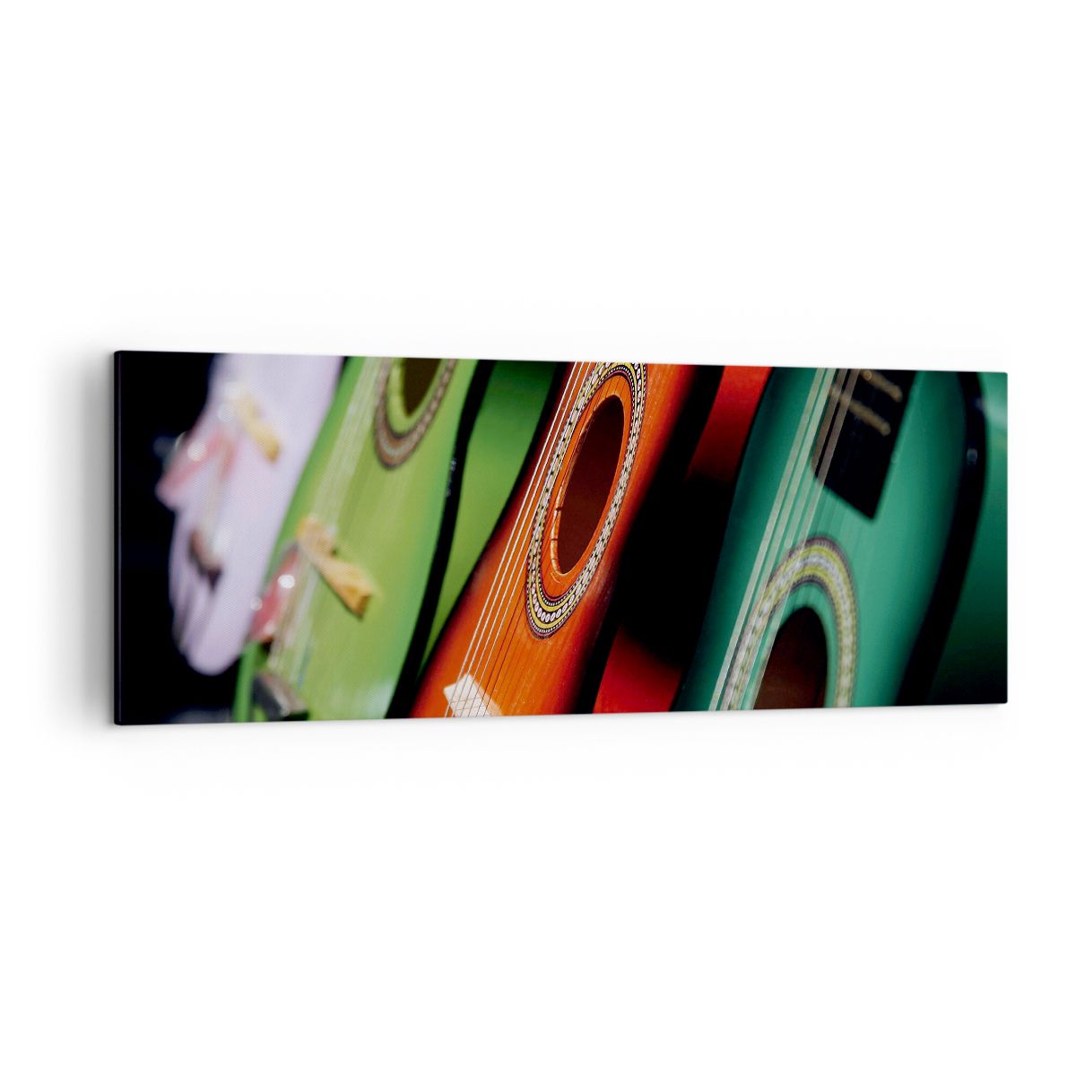 Obraz Na Płótnie - Gitara Muzyka Gra - 140X50 Cm - Ab140X50-2113