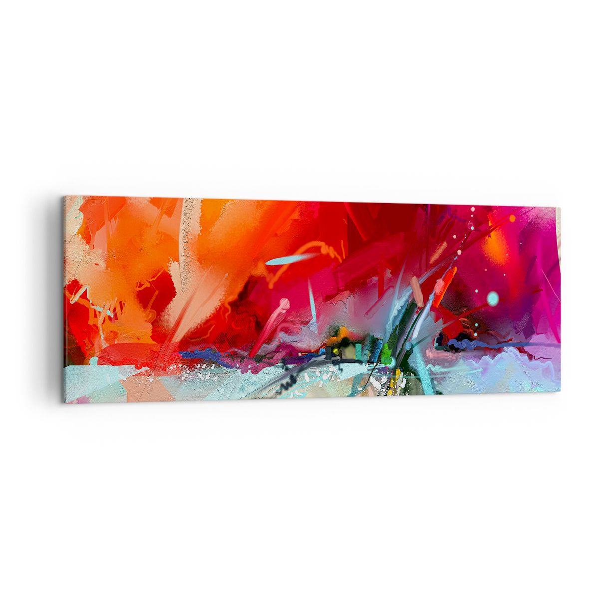 Obraz Na Płótnie - Kompozycja Dynamika - 140X50 Cm - Ab140X50-4036