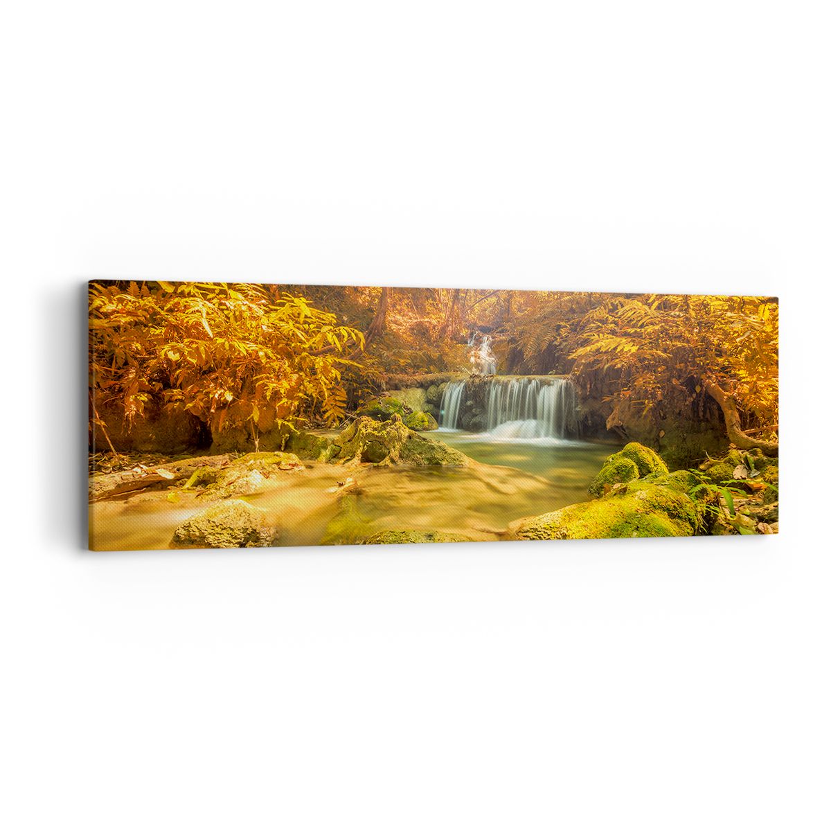 Obraz Na Płótnie - Potok Góry Woda - 90X30 Cm - Ab90X30-2960