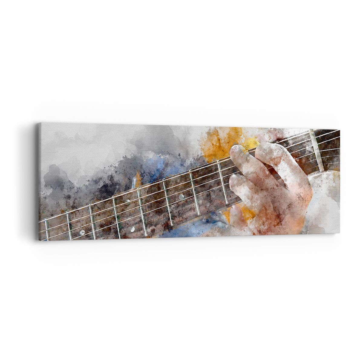 Obraz Na Płótnie - Muzyka Gitara Artysta - 90X30 Cm - Ab90X30-3448