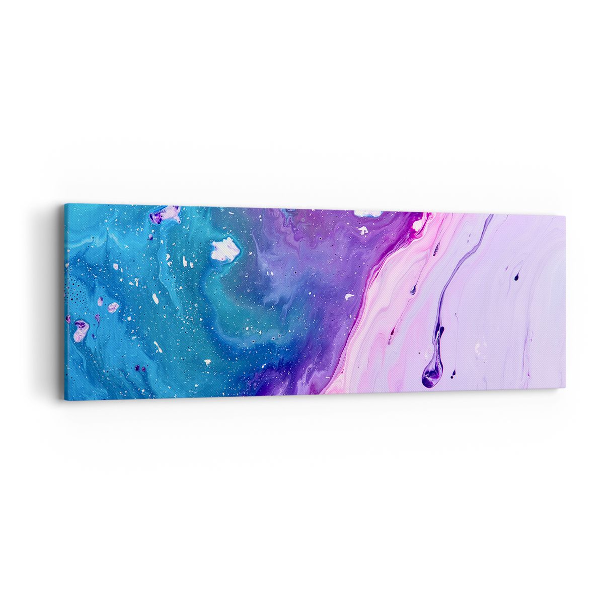 Obraz Na Płótnie - Kompozycja Błekit - 90X30 Cm - Ab90X30-3824