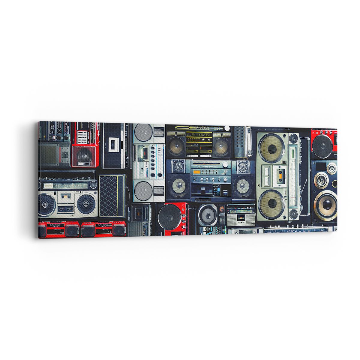 Obraz Na Płótnie - Technika Magnetofon - 90X30 Cm - Ab90X30-3875