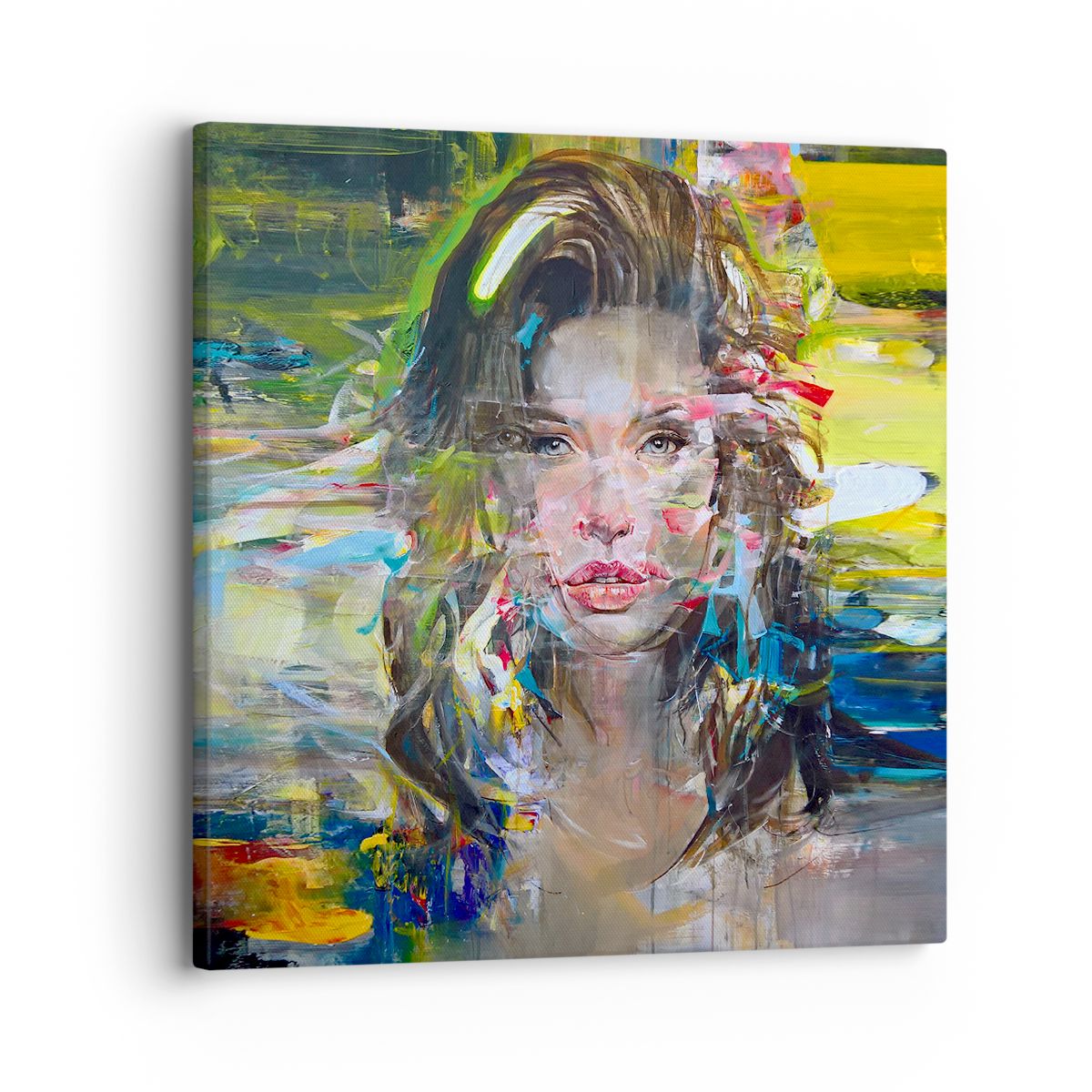 Obraz Na Płótnie - Portret Kobieta - 30X30 Cm - Ac30X30-3473
