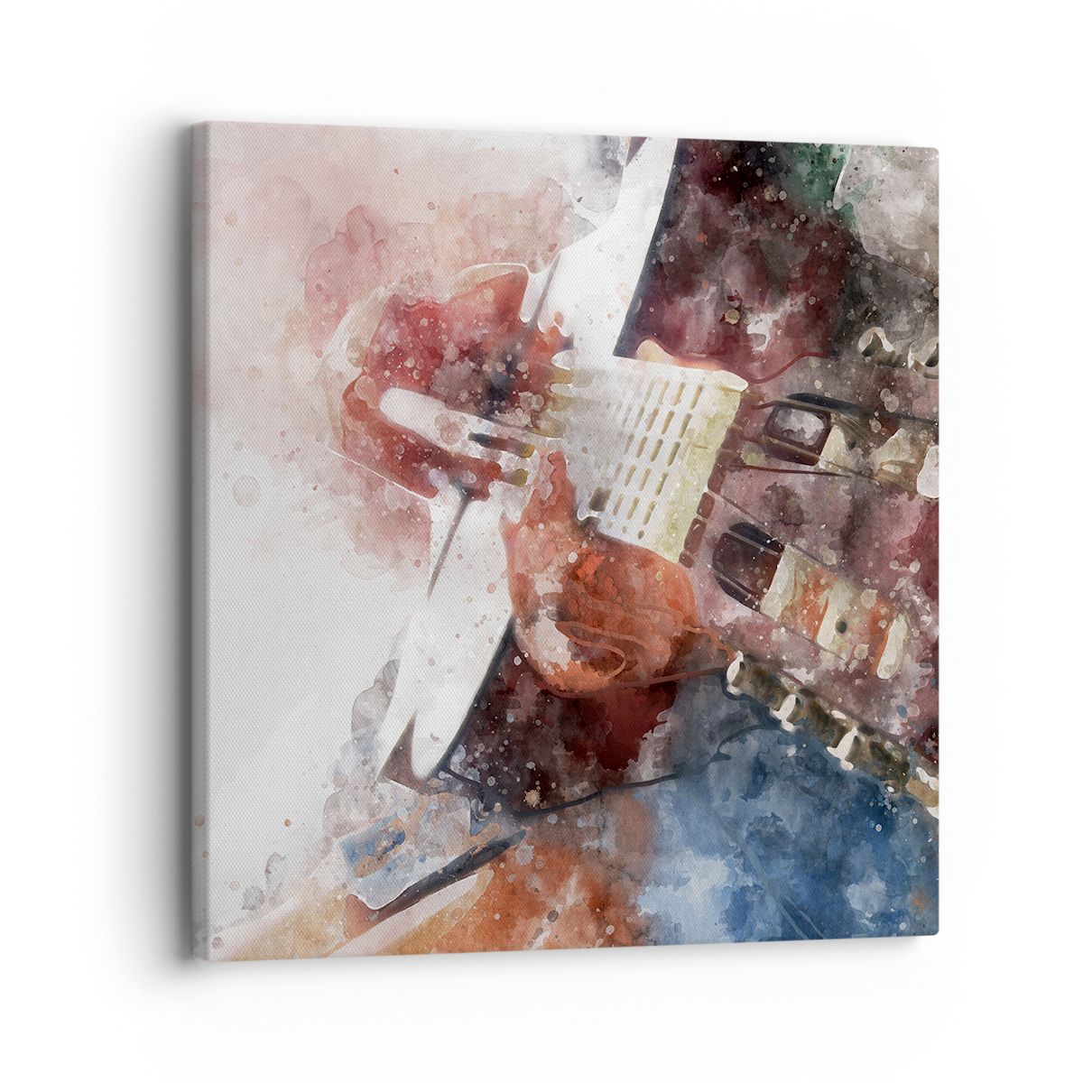 Obraz Na Płótnie - Muzyka Gitara - 30X30 Cm - Ac30X30-4000