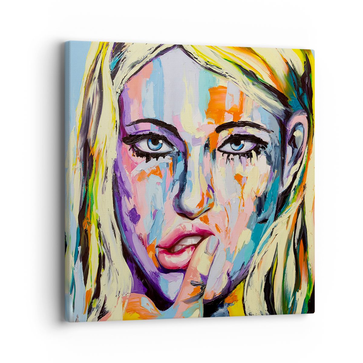 Obraz Na Płótnie - Kobieta Rysunek - 40X40 Cm - Ac40X40-2904
