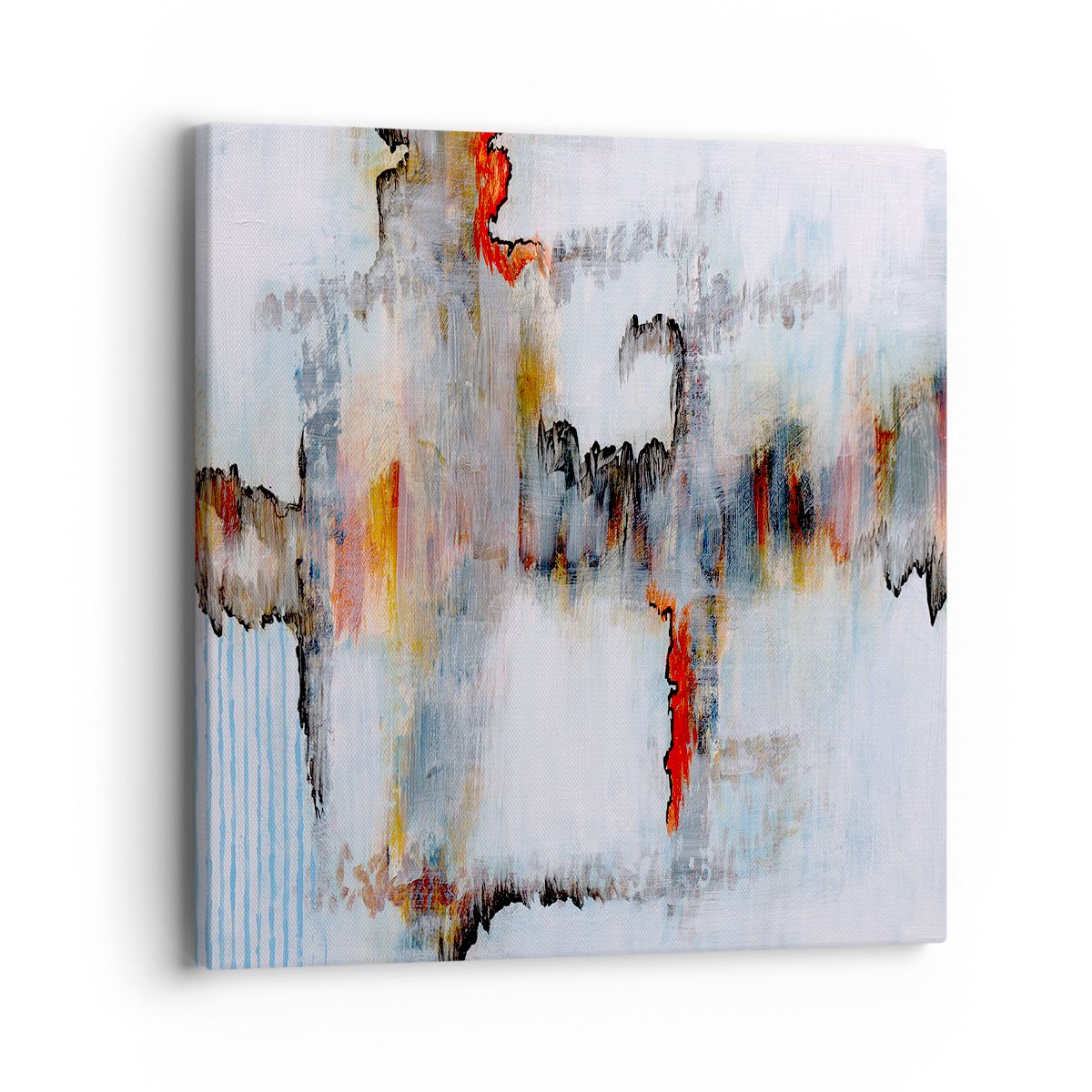 Obraz Na Płótnie - Zamazane Postaci  - 40X40 Cm - Ac40X40-3676
