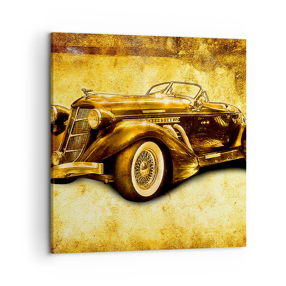 Obraz Na Płótnie - Samochód Sepia - 60X60 Cm - Ac60X60-0529