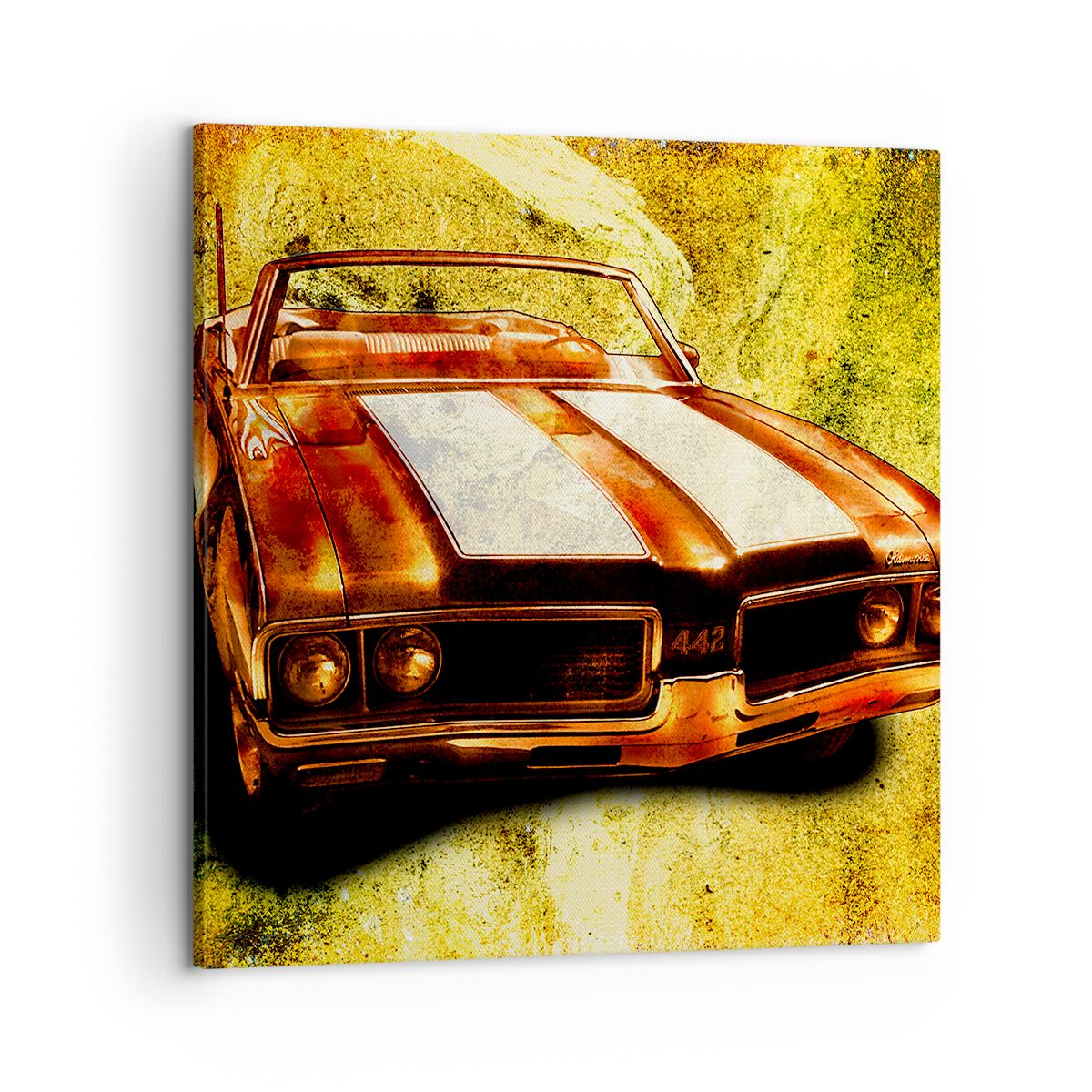 Obraz Na Płótnie - Stary Samochód  - 60X60 Cm - Ac60X60-0531