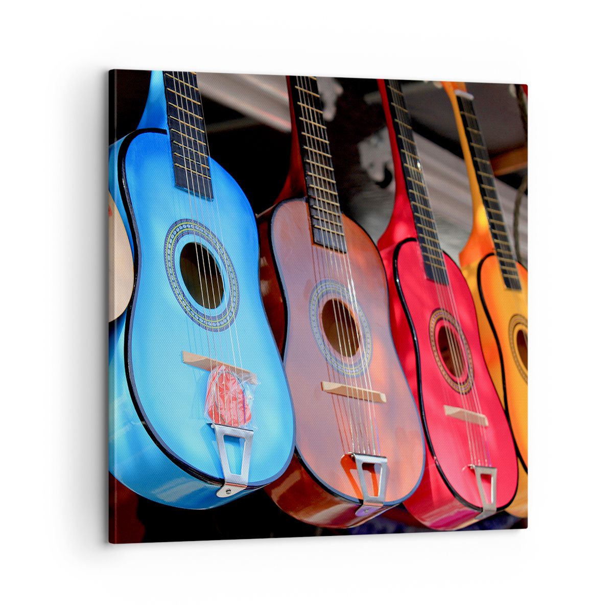 Obraz Na Płótnie - Gitara Muzyka - 60X60 Cm - Ac60X60-2221