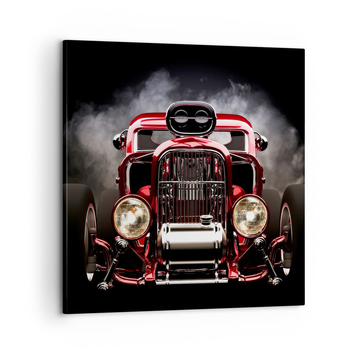 Obraz Na Płótnie - Samochód Retro - 60X60 Cm - Ac60X60-2422
