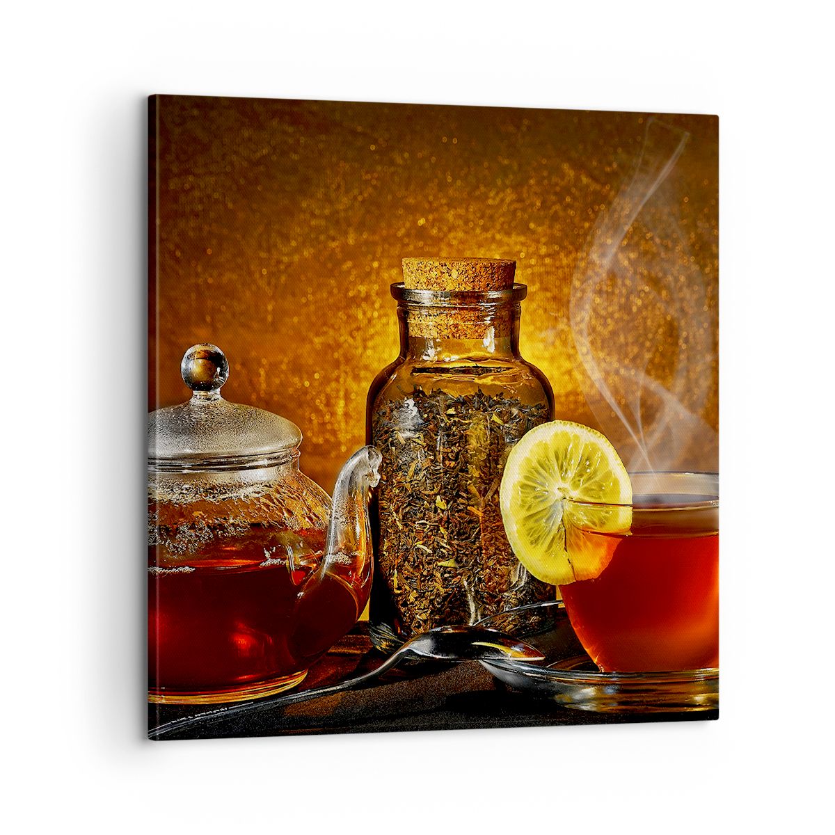 Obraz Na Płótnie - Herbata Napar  - 60X60 Cm - Ac60X60-2434