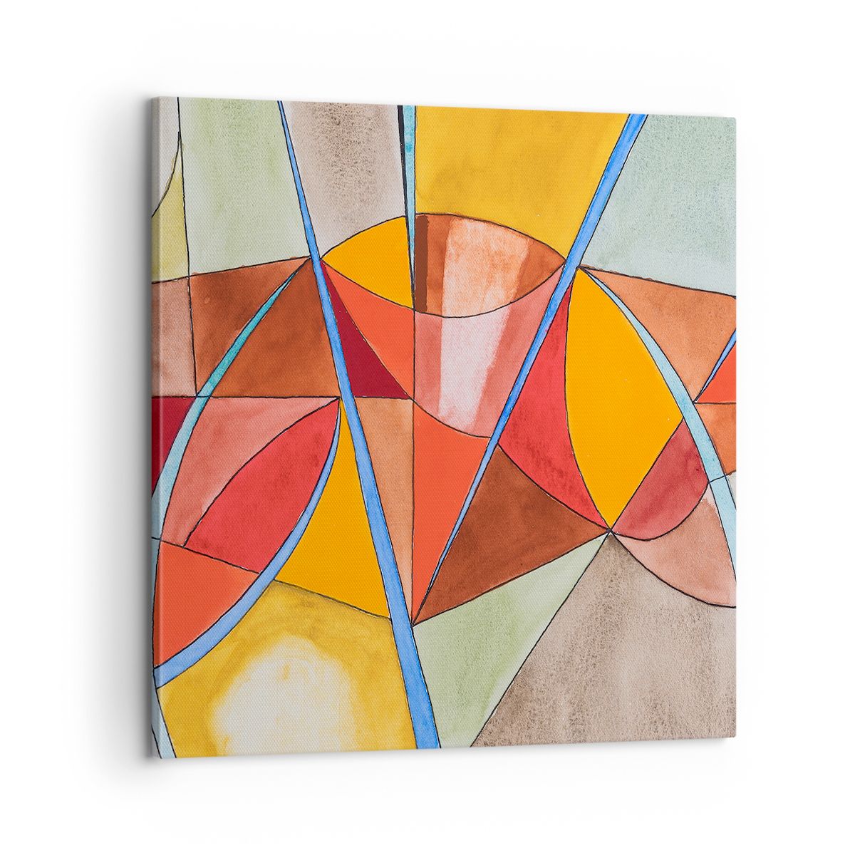 Obraz Na Płótnie - Kompozycja Figury - 60X60 Cm - Ac60X60-3960