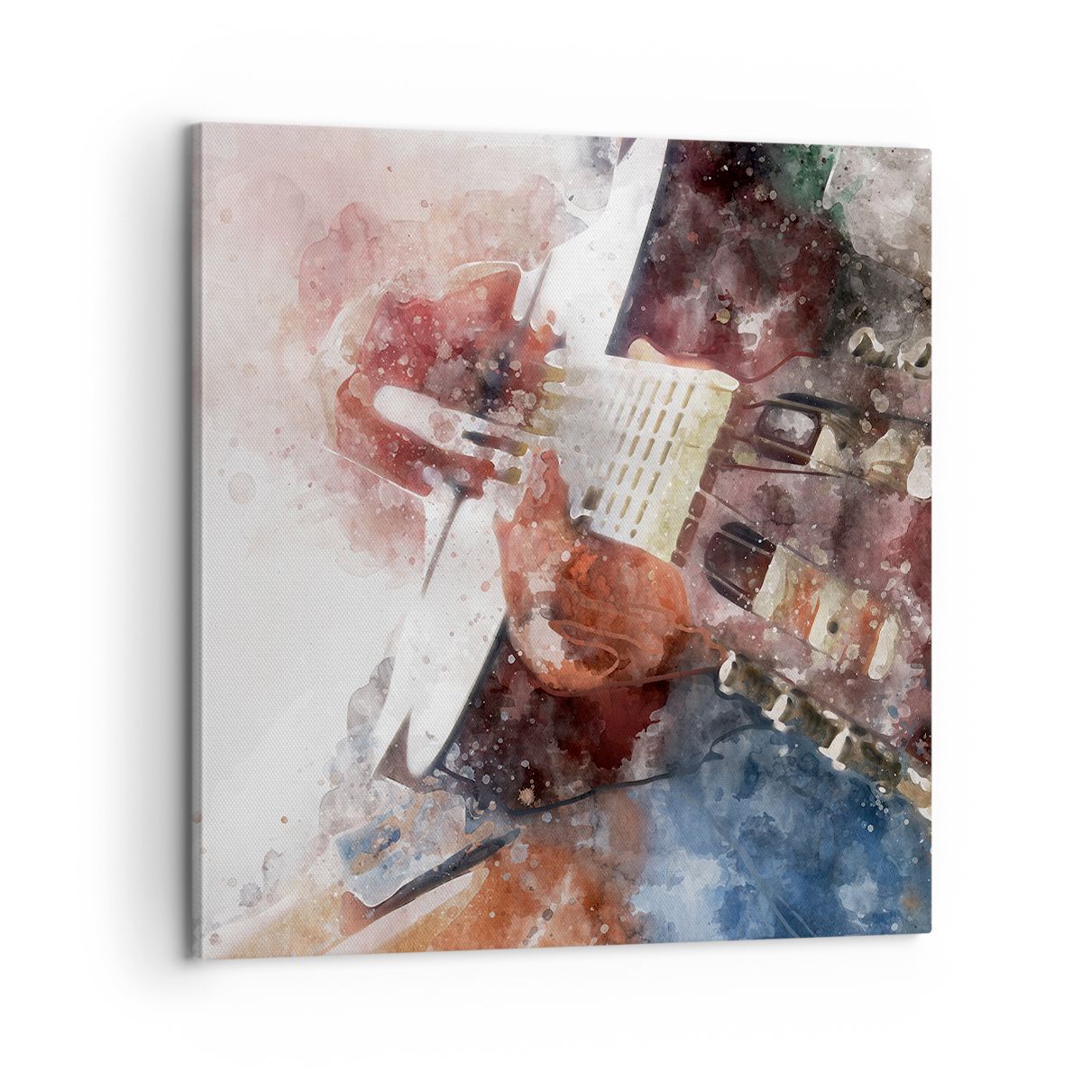 Obraz Na Płótnie - Muzyka Gitara - 60X60 Cm - Ac60X60-4000
