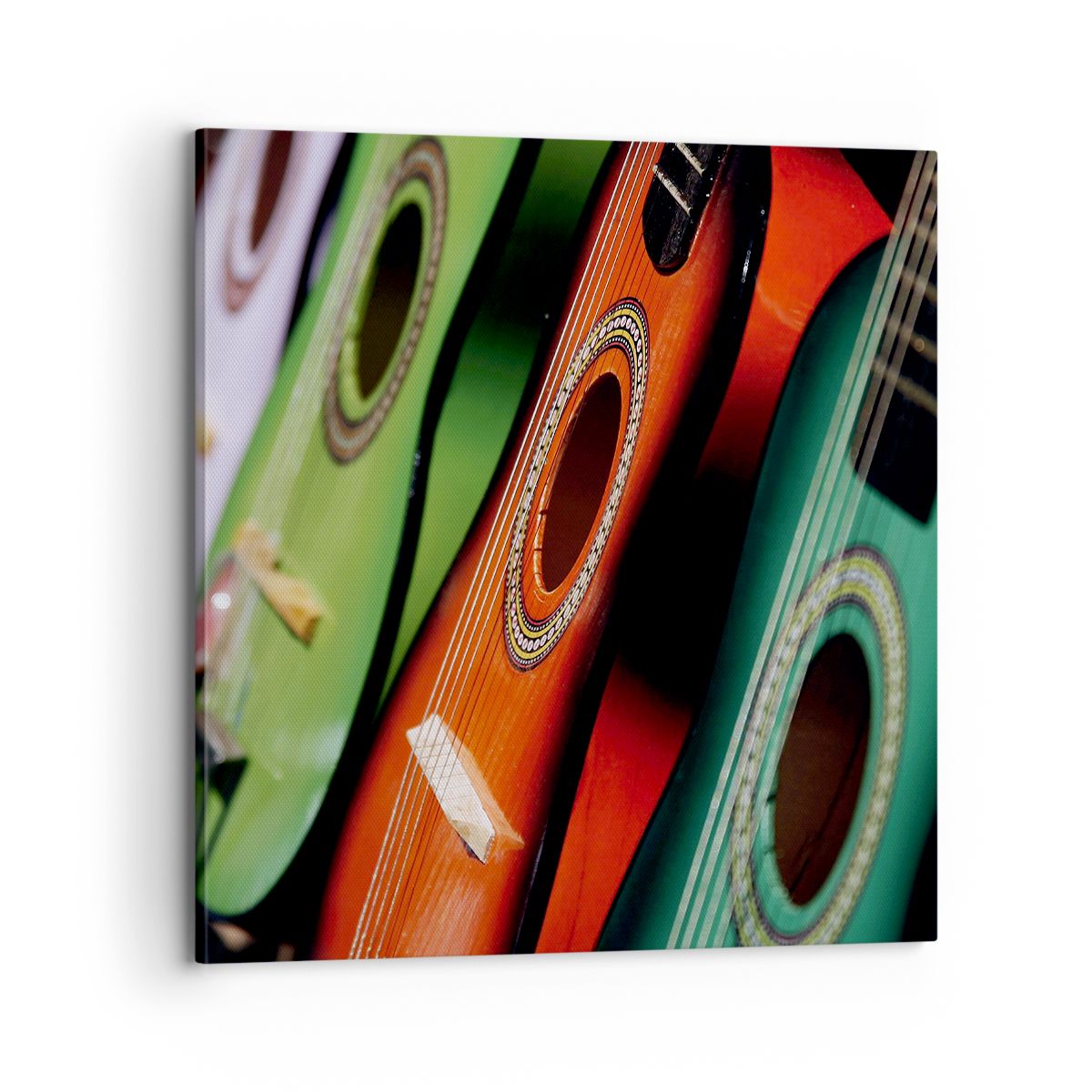 Obraz Na Płótnie - Gitara Muzyka Gra - 70X70 Cm - Ac70X70-2113