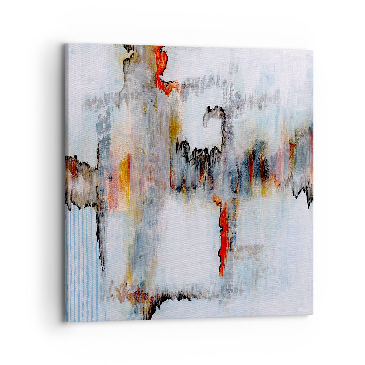 Obraz Na Płótnie - Zamazane Postaci  - 70X70 Cm - Ac70X70-3676