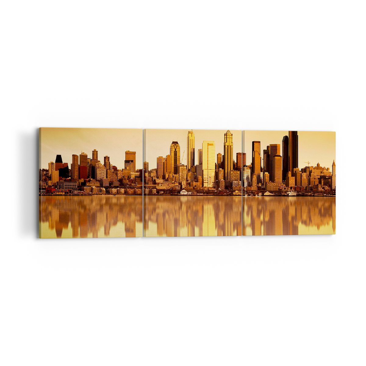 Obraz Na Płótnie - Seattle Miasto - 120X40 Cm - Ca120X40-0118