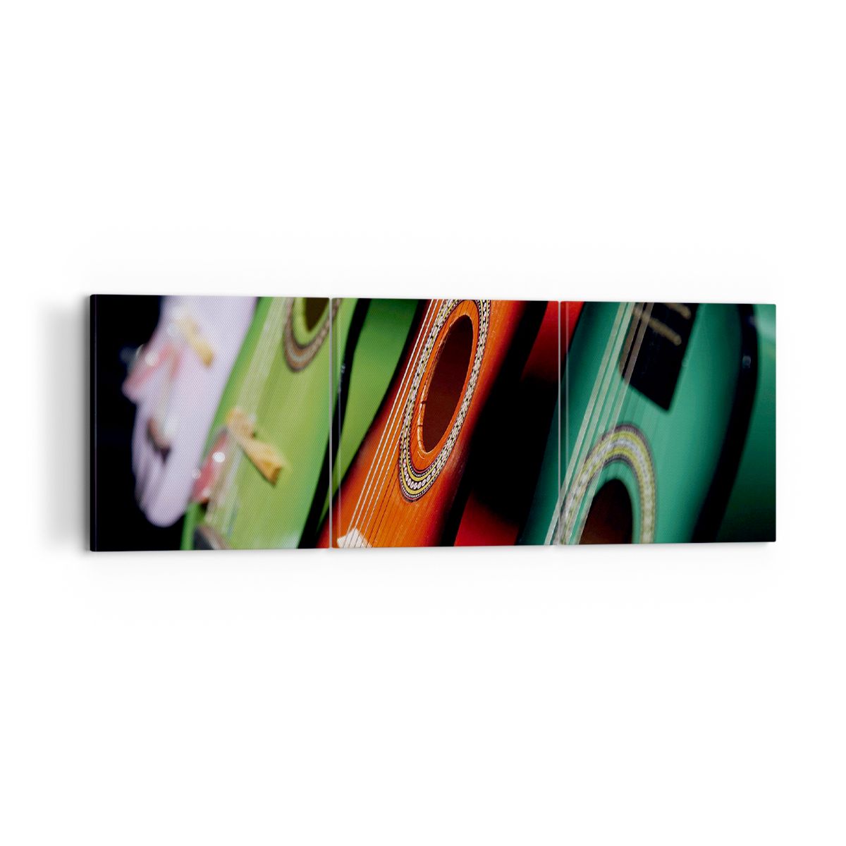 Obraz Na Płótnie - Gitara Muzyka Gra - 120X40 Cm - Ca120X40-2113