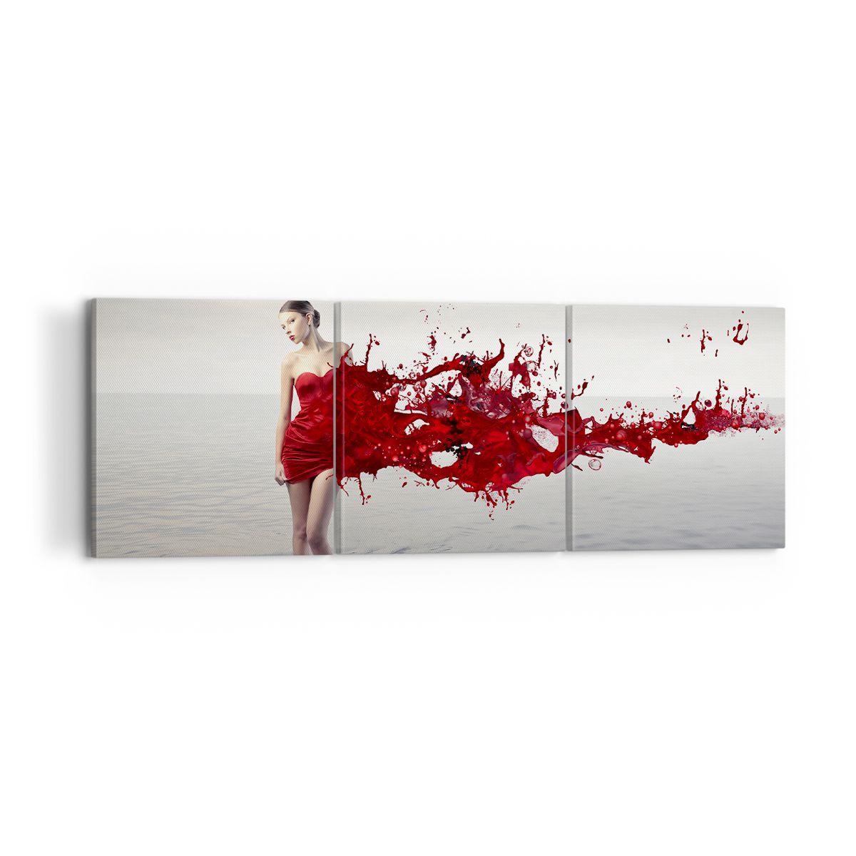 Obraz Na Płótnie - Kobieta Modelka - 120X40 Cm - Ca120X40-2633