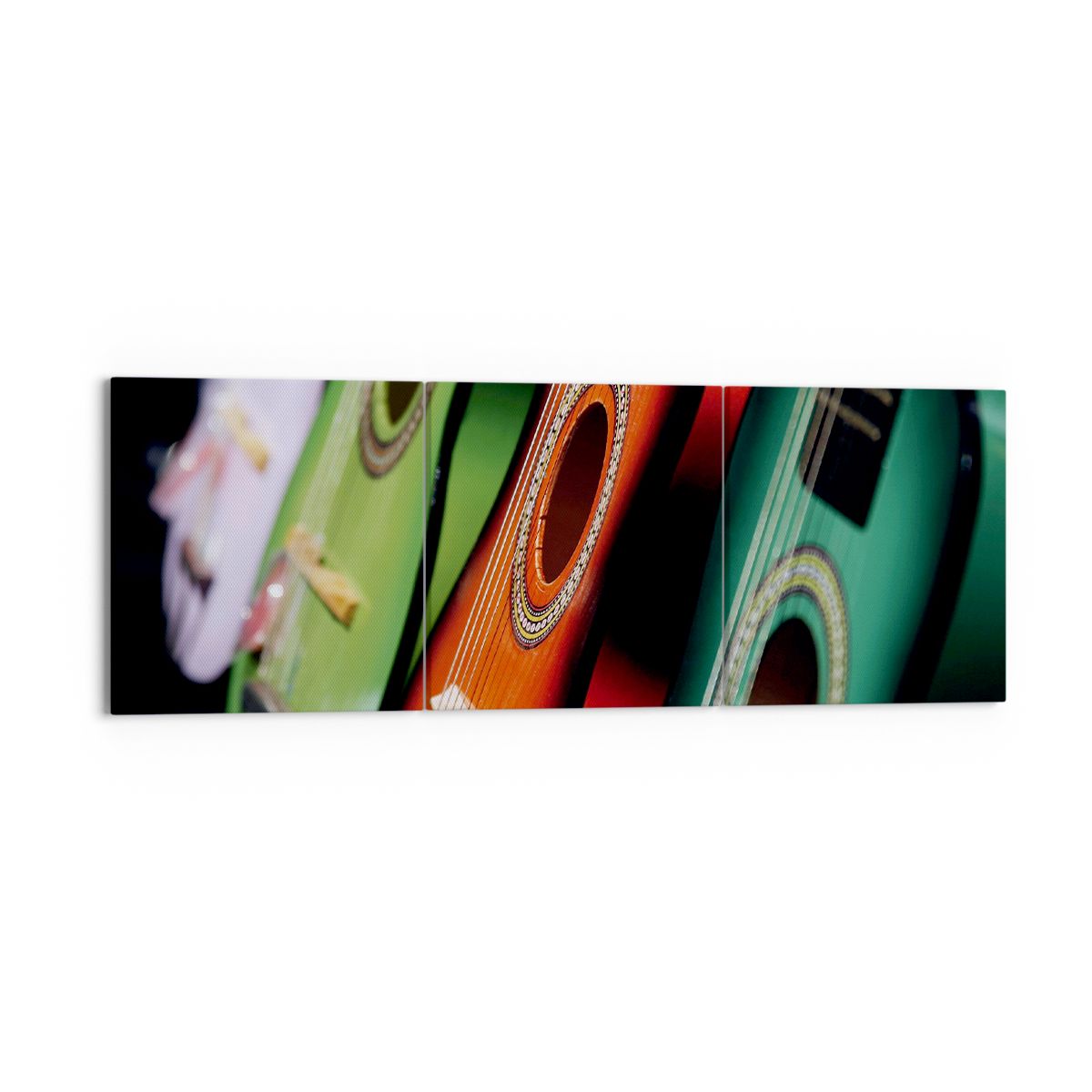 Obraz Na Płótnie - Gitara Muzyka Gra - 150X50 Cm - Ca150X50-2113