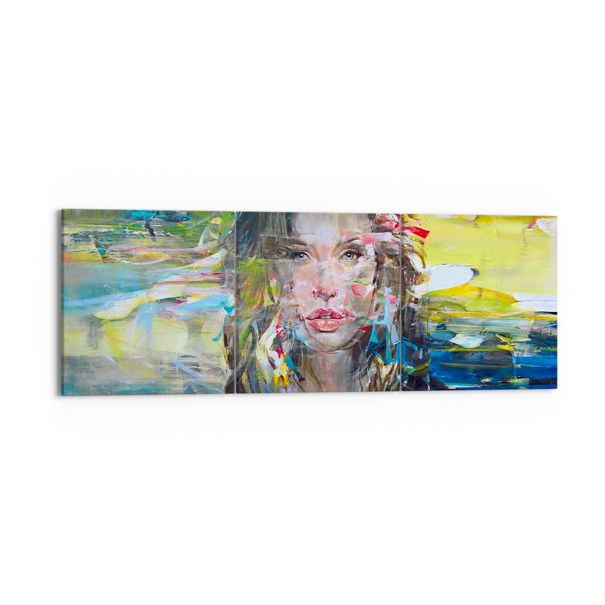 Obraz Na Płótnie - Portret Kobieta - 150X50 Cm - Ca150X50-3473