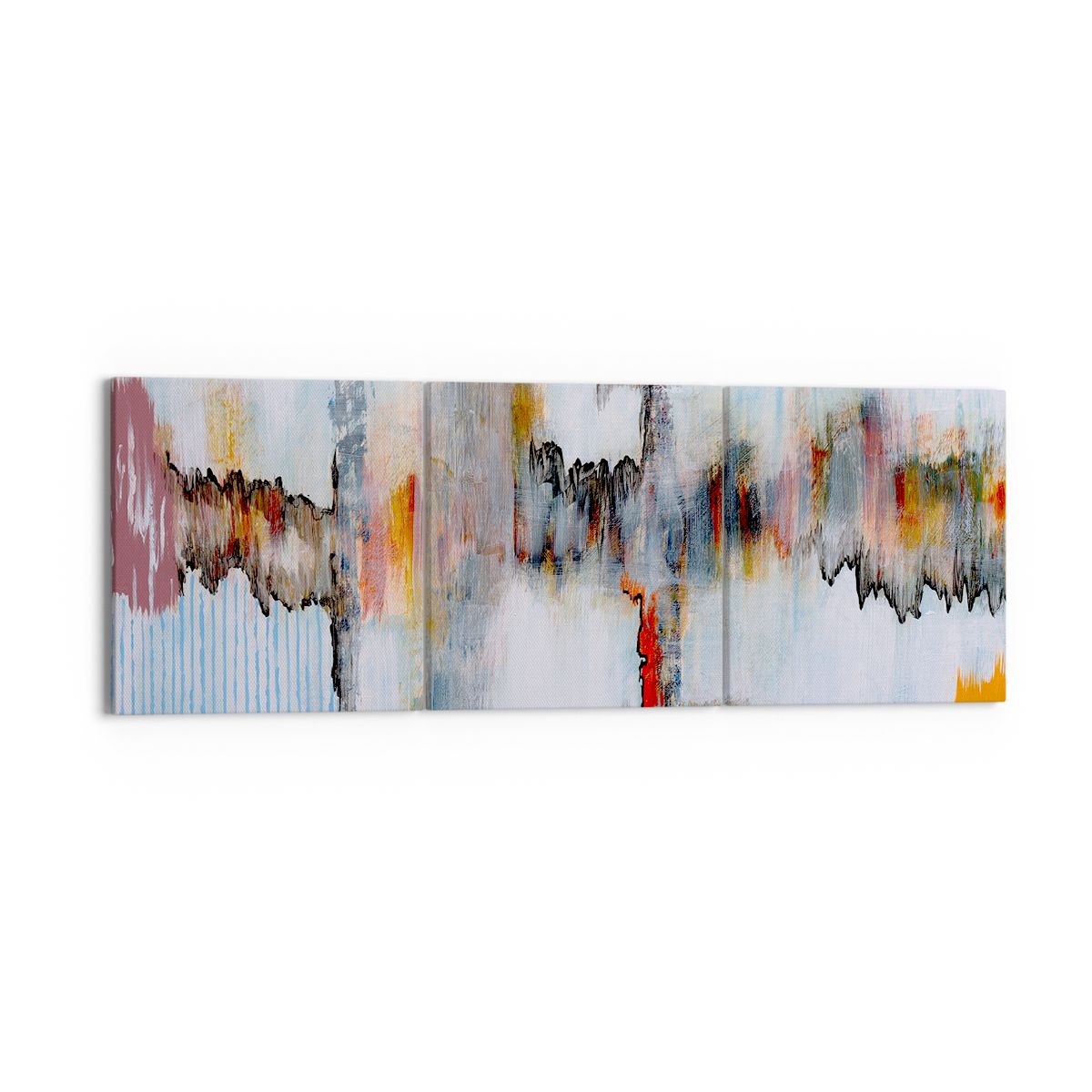 Obraz Na Płótnie - Zamazane Postaci  - 150X50 Cm - Ca150X50-3676