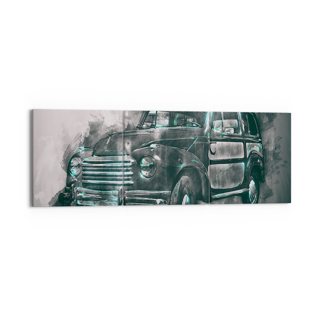 Obraz Na Płótnie - Samochód Retro  - 150X50 Cm - Ca150X50-3834