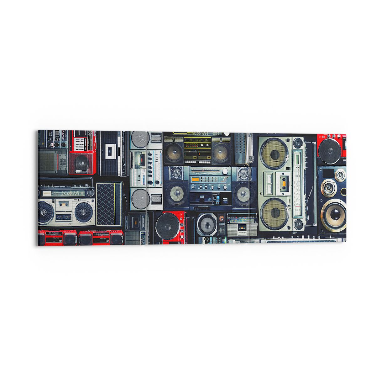 Obraz Na Płótnie - Technika Magnetofon - 150X50 Cm - Ca150X50-3875