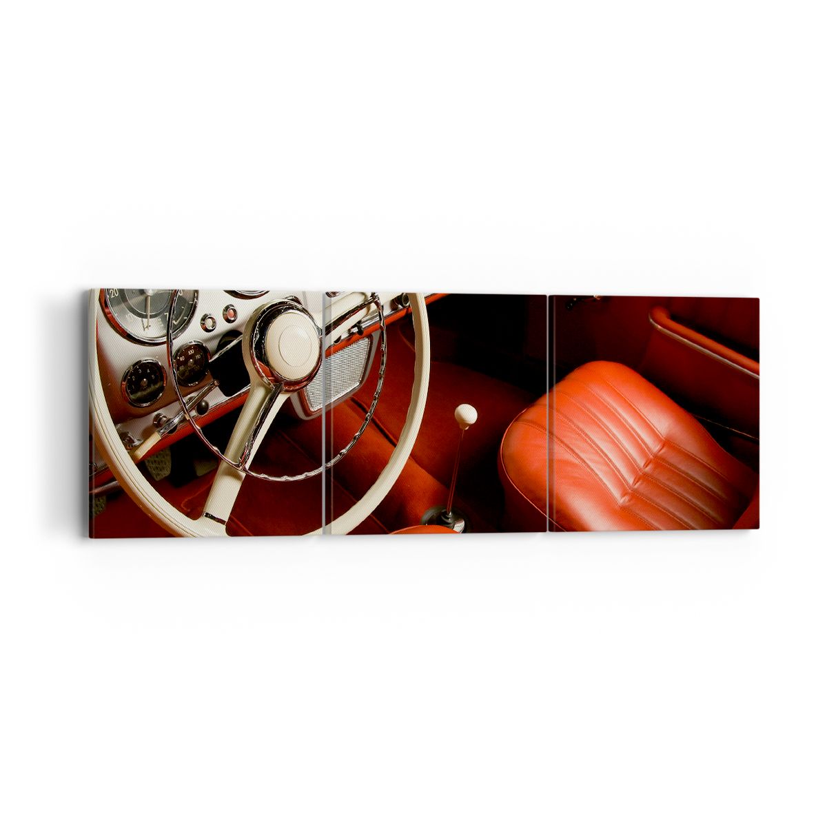 Obraz Na Płótnie - Samochód Retro - 90X30 Cm - Ca90X30-0149