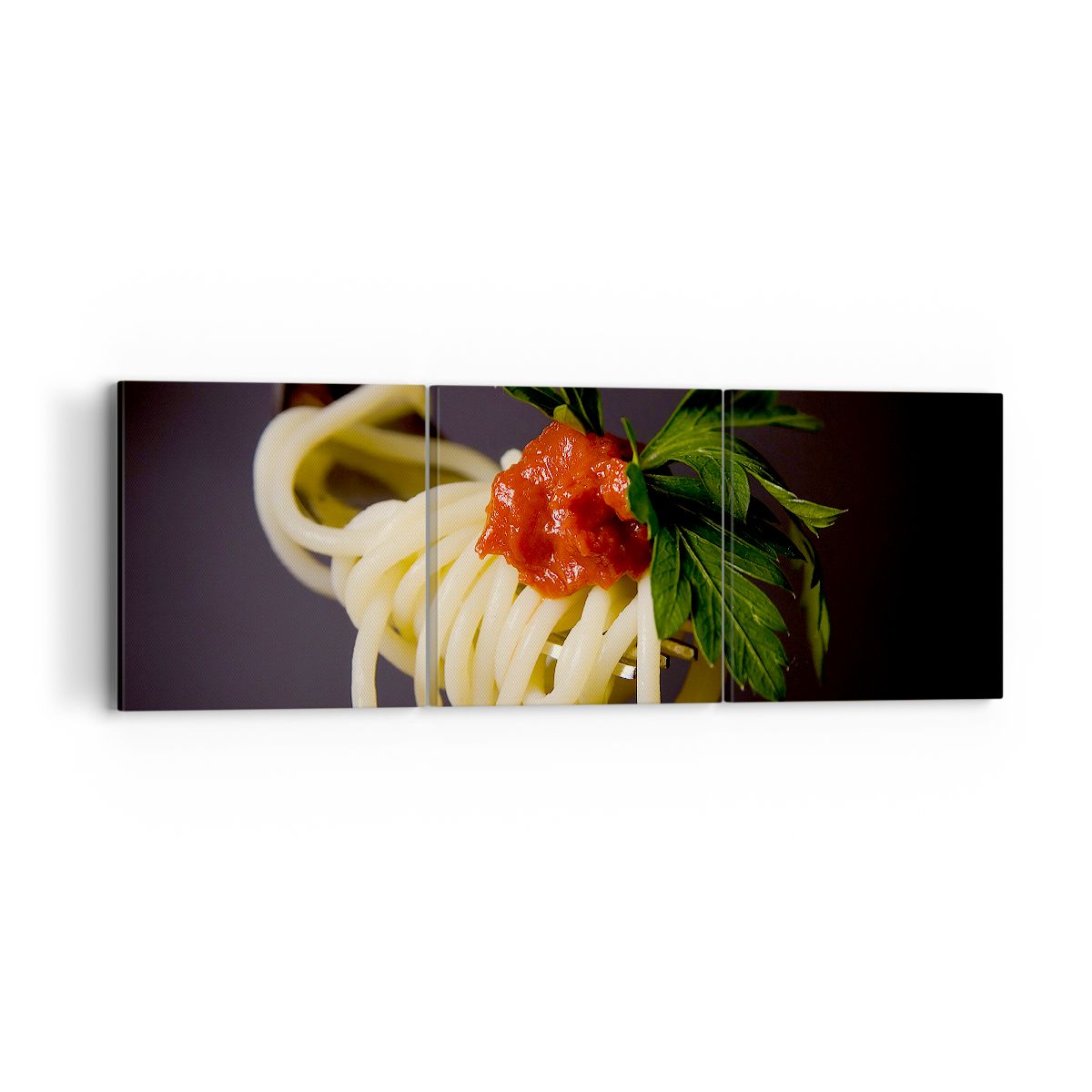 Obraz Na Płótnie - Spaghetti Sos  - 90X30 Cm - Ca90X30-1307