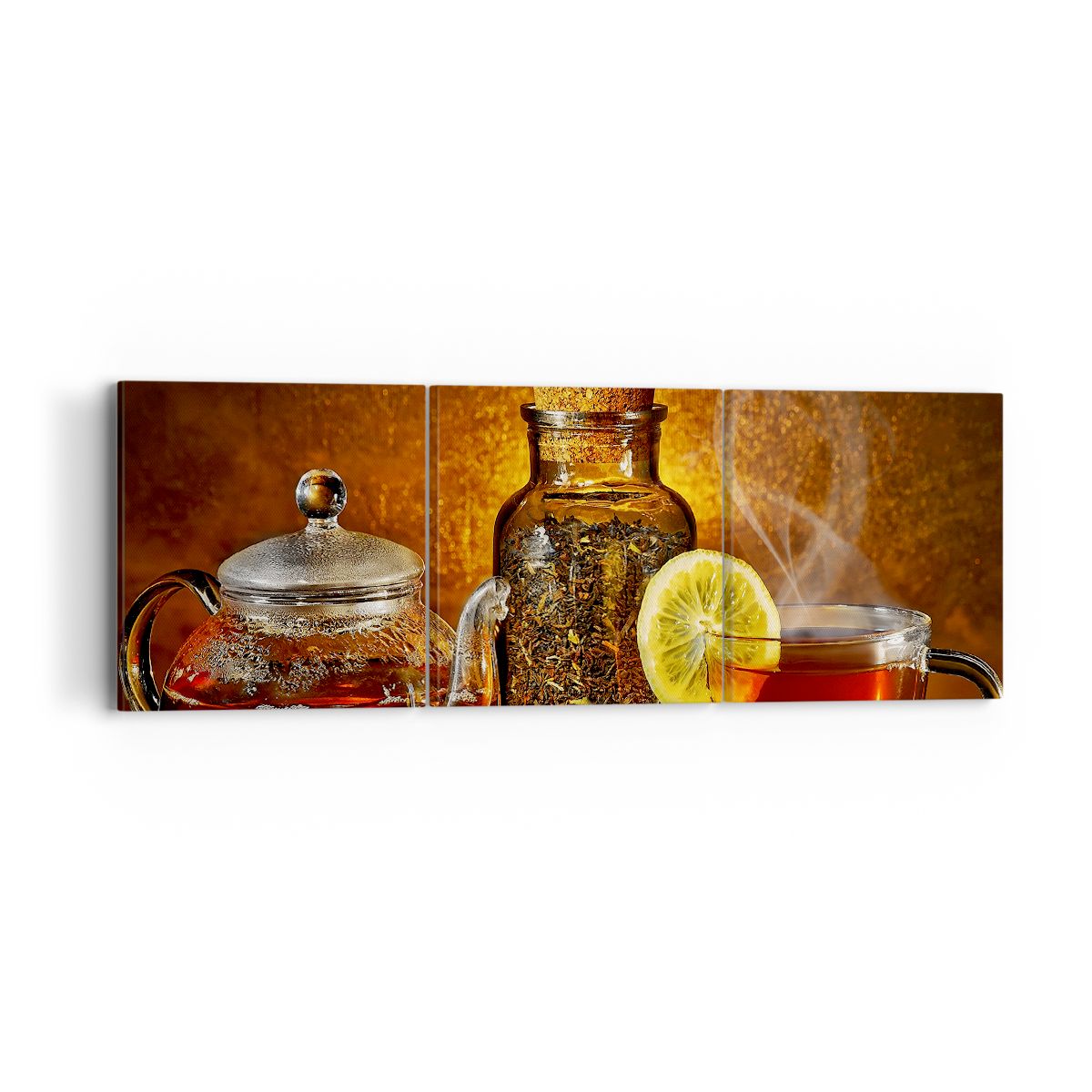Obraz Na Płótnie - Herbata Napar  - 90X30 Cm - Ca90X30-2434