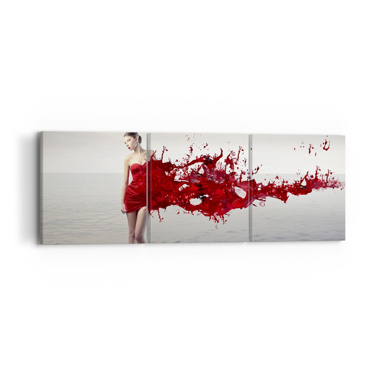 Obraz Na Płótnie - Kobieta Modelka - 90X30 Cm - Ca90X30-2633