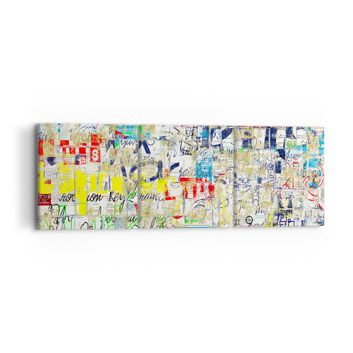 Obraz Na Płótnie - Graffiti Rysunek - 90X30 Cm - Ca90X30-2907